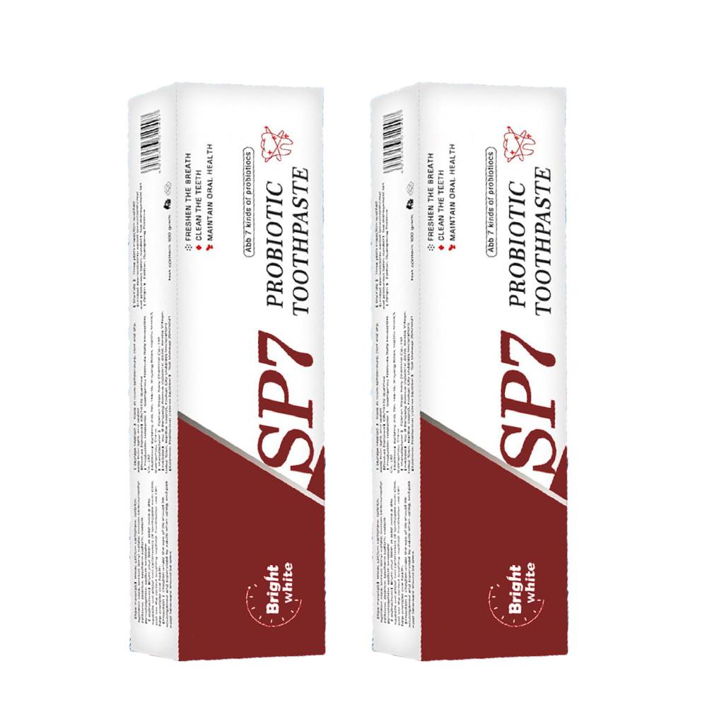 

Зубная паста Sp7 Probiotic Toothpaste Whitening, зубная паста Sp-7 Ultra Whitening, зубная паста Sp 7, зубная паста для удаления пятен и отбеливания, глубокая очистка 2pcs
