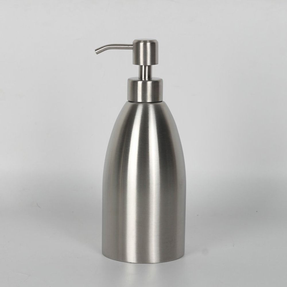 500ml Liquid Lotion Storage Bottles Silver Shower Gel Bottles Liquid Soap Container Hotel