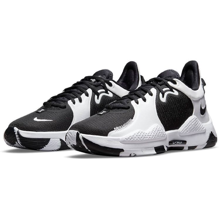 Мужские кроссовки Nike PG 5 TB Black White Grey Wolf-Grey DA7758-001 42.5 — фото 3