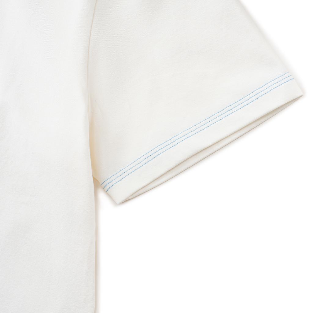 Li Ning X Tyakasha Collaboration Loose Casual Short Sleeve T-Shirt Women Tops Off-White AHSW836-1