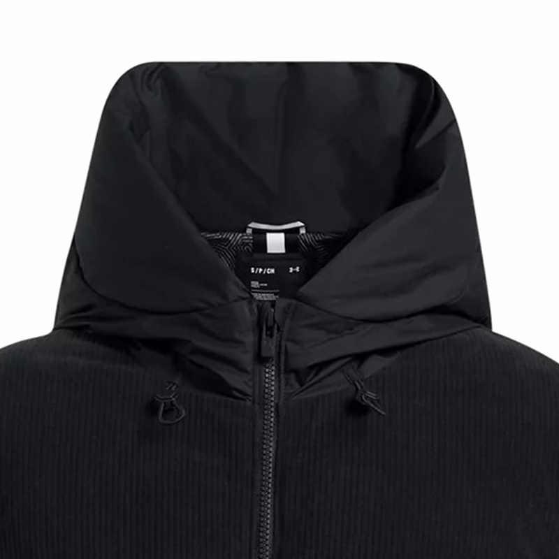 Under Armour Limitless Corduroy Training Zip Long Sleeve Down Jacket Women Jackets Black 1384654-001