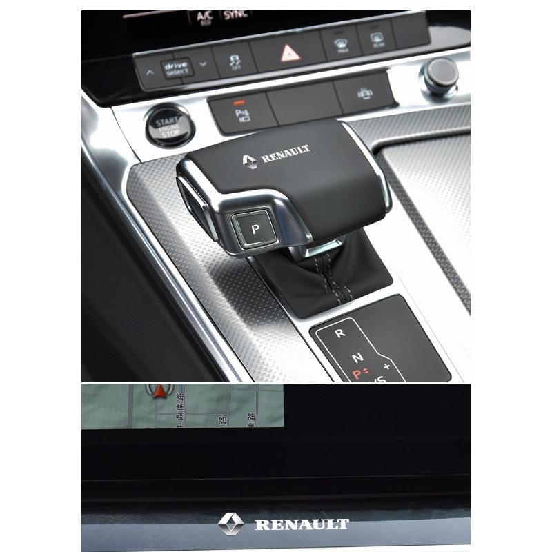 Car Interior Random Stickers Car Steering Wheel Emblem Styling for Renault Dacia DUSTER Megane 2 3 Clio 4 Captur Kadjar Fluence