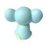 Cute Cartoon Elephant Stress Toy With Pu Foam For Childrens Playroom And Gift Giving