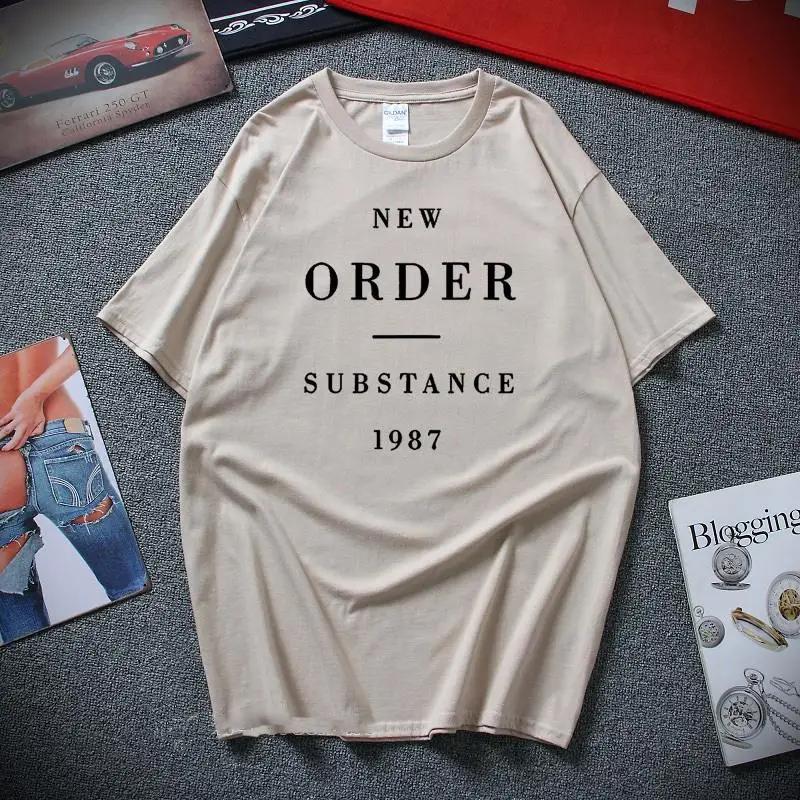 New Order Substance 1987 T Shirt 80'S Synth Rock New Wave Bizarre Premium Cotton Xmas Gift T Shirt Top Camiseta Masculina