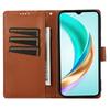 DF-06 For Motorola Moto G15 4G Phone Case Line Imprint Leather Wallet Cover