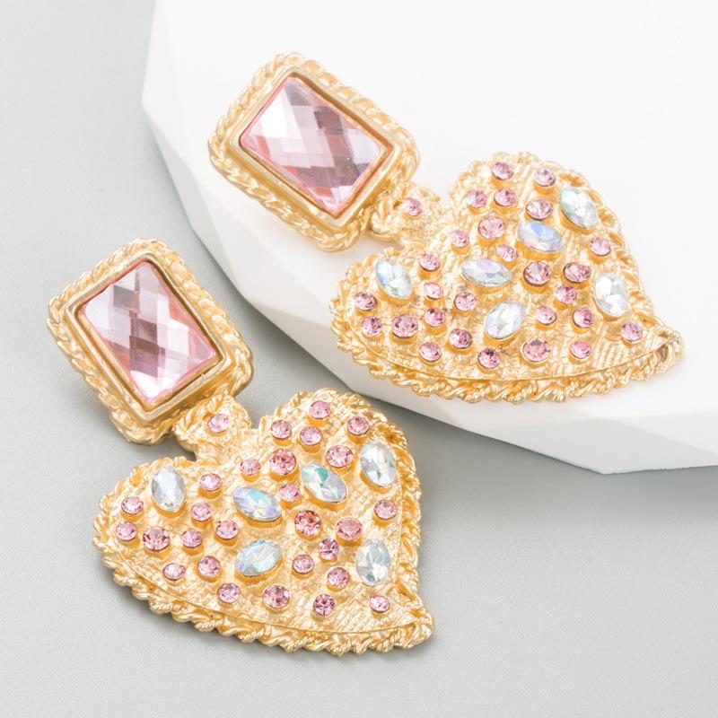 

Женские серьги-кольца в богемном стиле О-образной формы, креативные рисовые бусины, преувеличенные аксессуары, серьги OneSize розовый