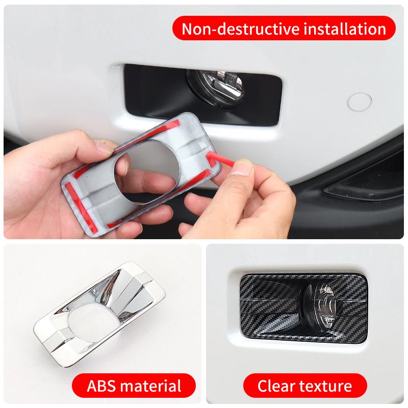 For 2024-2026 Toyota Land Cruiser Prado LC250 250 J250 Front Fog Lamp Cover Anti Scratch Protection Exterior Auto Accessories
