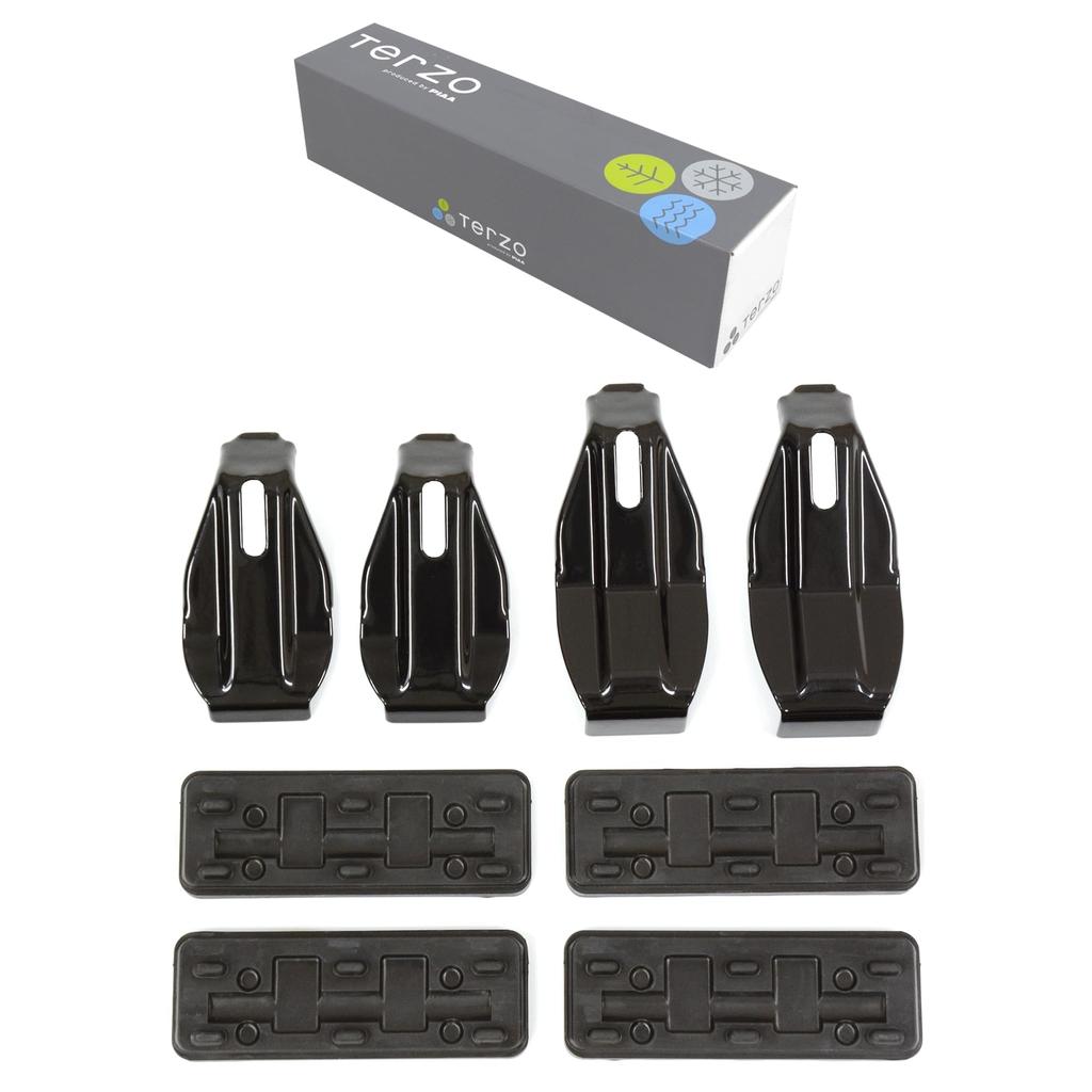 Terzo Roof Carrier Set of for Honda Spike (by PIAA) Carrier/Base Holder, 4, Black, Freed/Freed GB3.4 (EH378)