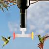 Hummingbird Feeder Tube And Stopper Single/Double Head Floral Tip Hummingbird Water Feeding Tube Replacement Parts for Making Your Own Birds Feeder