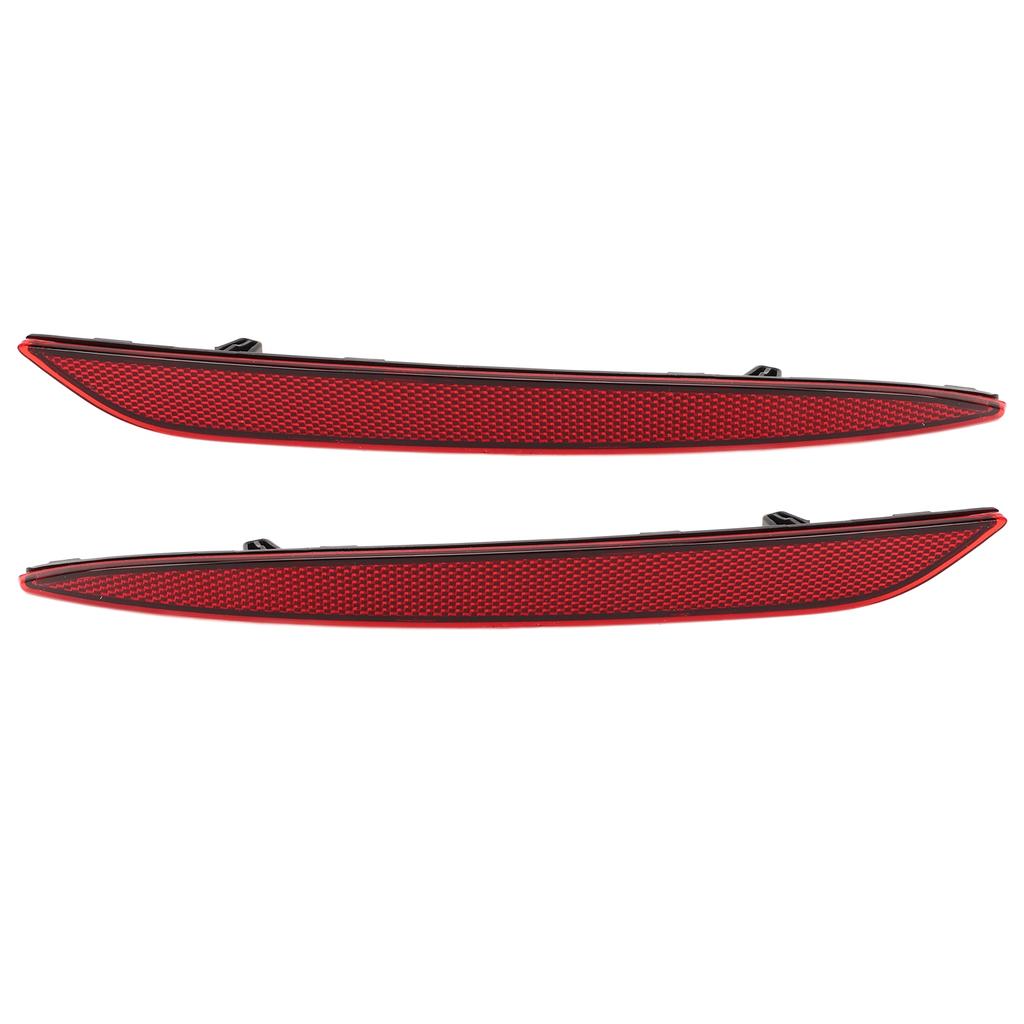 Red Bumper Reflector Lights Rear Bumper Reflector Red Lens Car Tail Reflector Light Replacement for 2017 to 2025