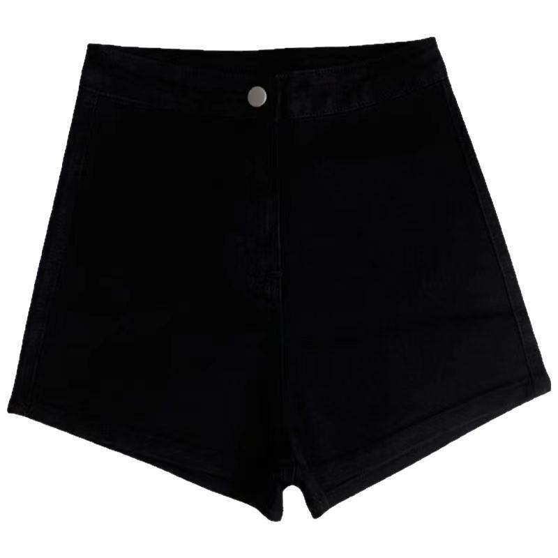 High-Waisted Black Denim Women's Slimming Shorts - Summer 2026 Edition