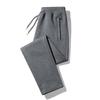 Pantalones Deportivos de Primavera con Cintura Elástica para Hombre, Pantalones Casuales de Algodón Holgados para Hombre, Pantalones de Moda para Hombre con Cremallera