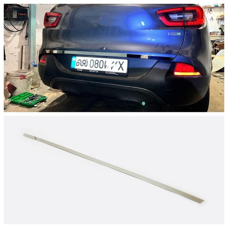 Para Renault Kadjar 2016 2017 2018 Tiras Embellecedoras de Acero Inoxidable para Tapa del Maletero Trasera Pegatina Accesorios de Estilo para Coche