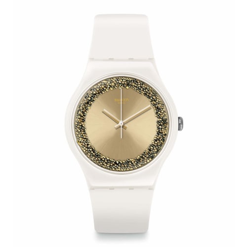 Swatch SPARKLELIGHTENING NEW GENT Wristwatch SUOW168 White