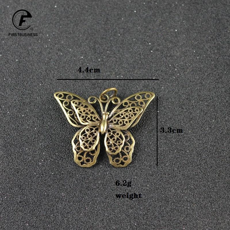 Cute Butterfly Pendant Necklace for Women Cocktail Party Statement Keychains Copper Style Korean Fashion Necklaces Jewelry Gifts