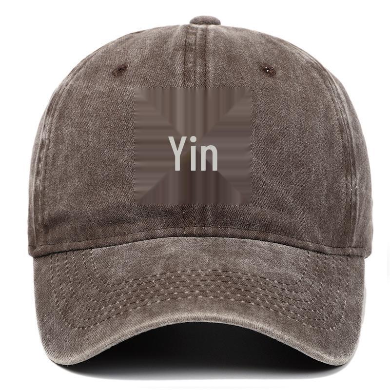 Pure Cotton Denim Flying Sea Turtle Retro Washed Baseball Cap