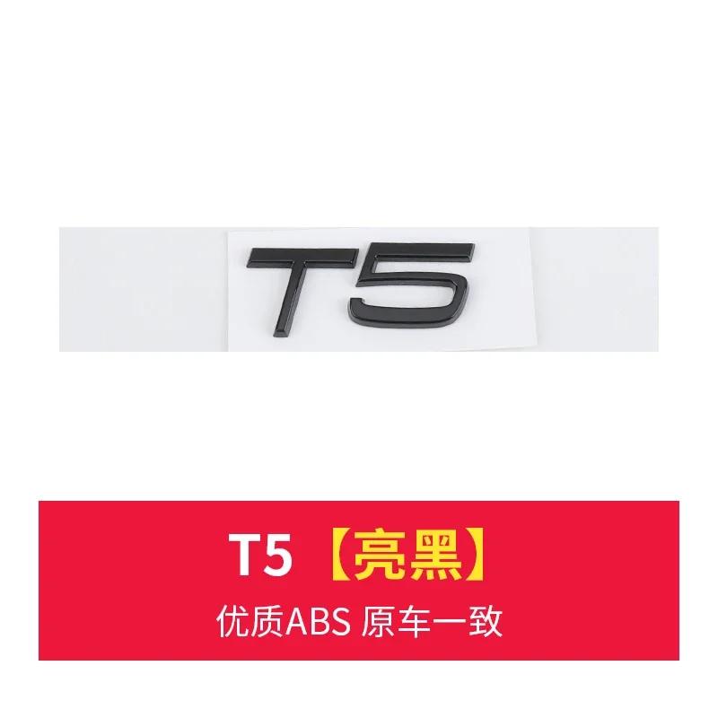 3D Chrome ABS Car Letters For Volvo XC60 XC90 S60 S80 S60L V40 V60 T5 T6 AWD Emblem Badge Logo Sticker Trunk Accessories
