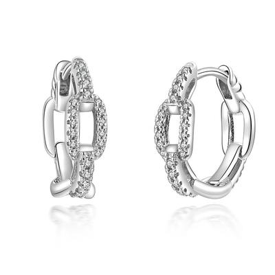 Diamanti sudafricani naturali al 100% con orecchini da donna alla moda in argento sterling 925 regalo Gioielleria raffinata e leggera