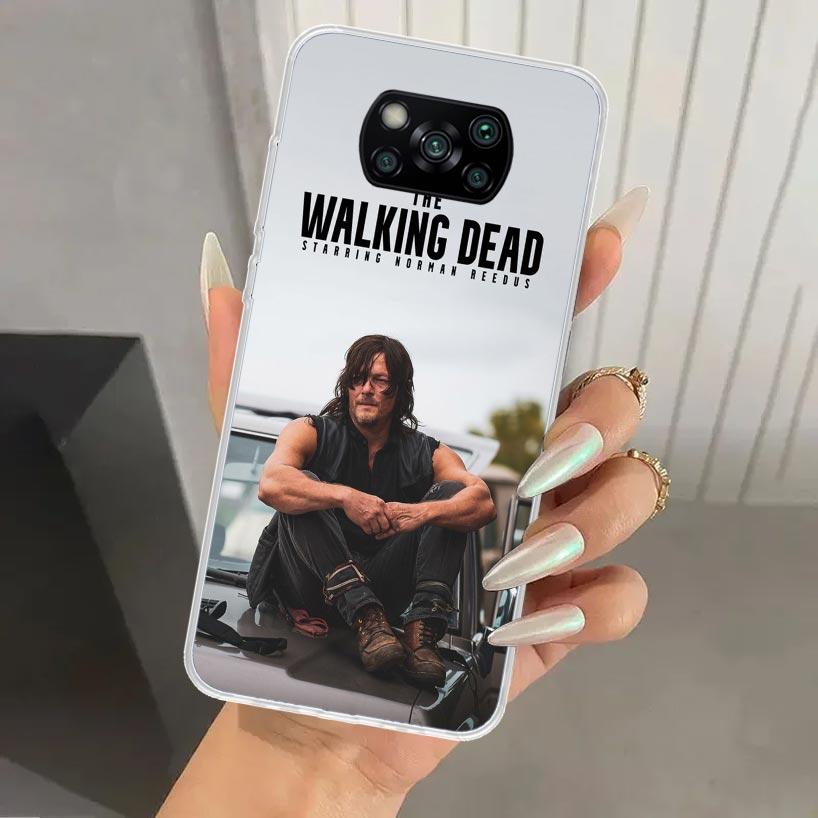 The Walking Dead Daryl Dixon Phone Case for Xiaomi Poco X7 X6 X5 X4 X3 Nfc F7 Ultra F6 F5 Pro F4 GT F3 M6 M5S M4 M3 Soft Print S