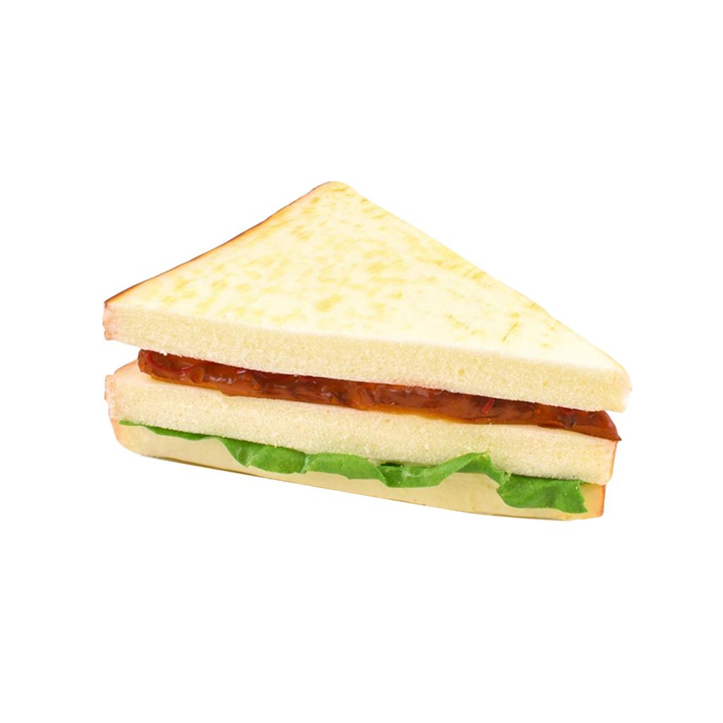 Imitation Hamburger Bread Models Artificial Food Bread Model PU Texture Perfect for Home Decor and Party Displaying