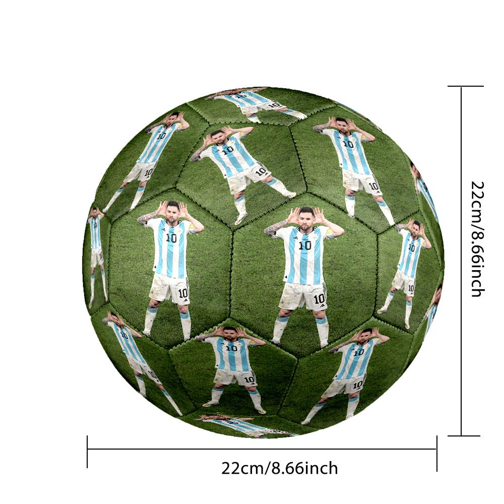 Messi 10 Number Football Star Size 5 Football Machinestitched Indooroutdoor Universal Football Perfect Commemorative Gift For Soccer Lovers