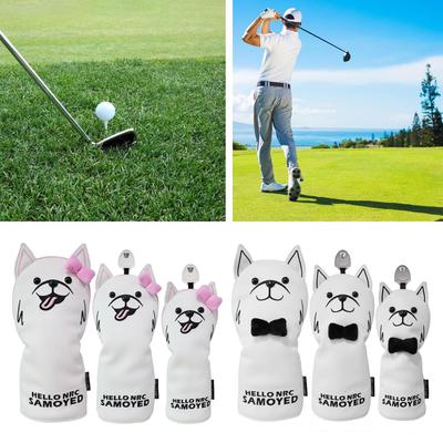 Golf Club Head Cover Golf Wood Headcover Long Neck Fleece Lined Anti Scratch