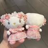 My Melody Lolita Dress Up Plush Doll Pendant For Girls Bag Decor