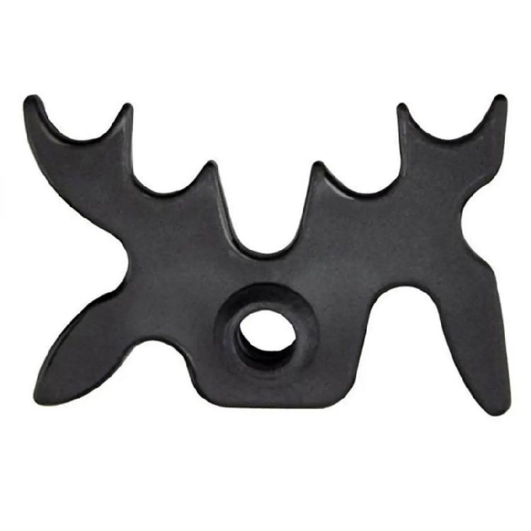 Black Plastic Billiard Bridge Head Slip On Cue Bridge for Pool Table, Pool Cue Bridge Head Billiard Cue Bridge Head