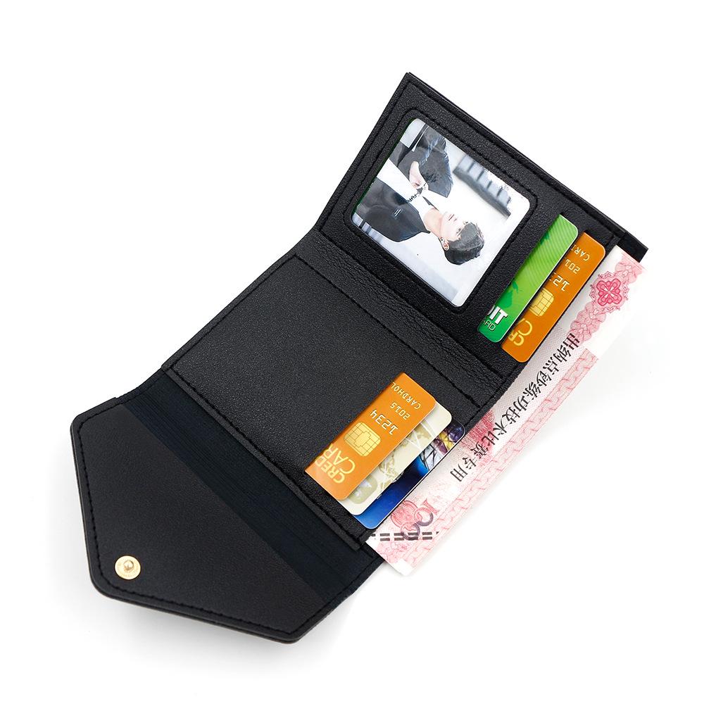 Women's Large Capacity Trifold Wallet & Coin Purse - Korean Fresh & Ladylike Style with Card Holder