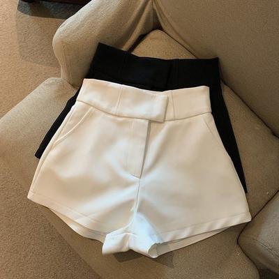 Women Shorts Black Shorts Women Harajuku Elegance High Waisted Shorts A Line Slim Casual Girl Straight Pants Sexy