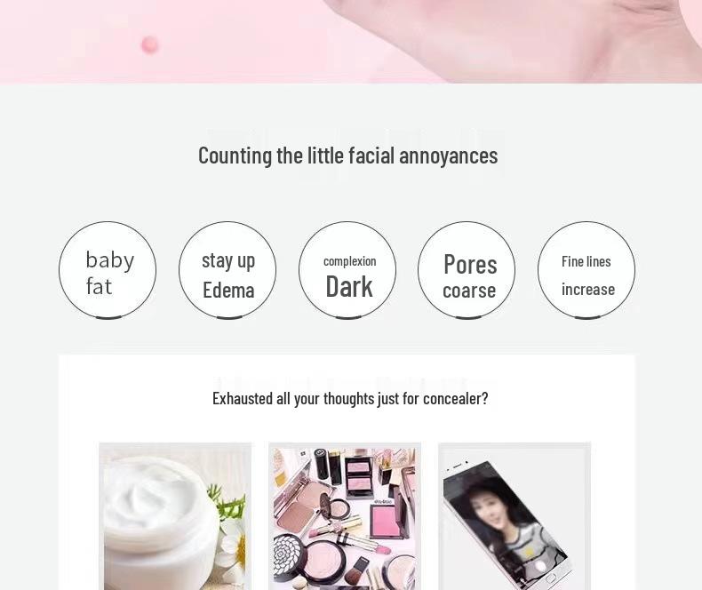 Microcurrent Bubble Beauty Device for Skin Lifting and Firming