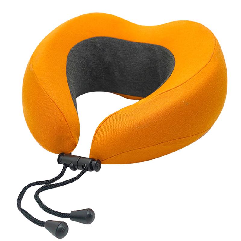 Haomian Memory Foam Ergonomic Travel U-Shaped Neck Pillow оранжевый