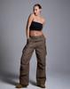 Kulsiseu Cs Cargo Wide Jeans-057 (Brown)