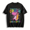 Class Of 2034 Let's Crush Kindergarten Dinosaur Tee Pure Cotton T-shirt