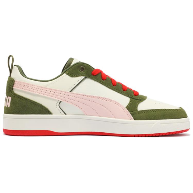 Puma Dribble Sd Fashion Casual Low Top Sneakers Unisex Sneakers White Green Pink 401057-03