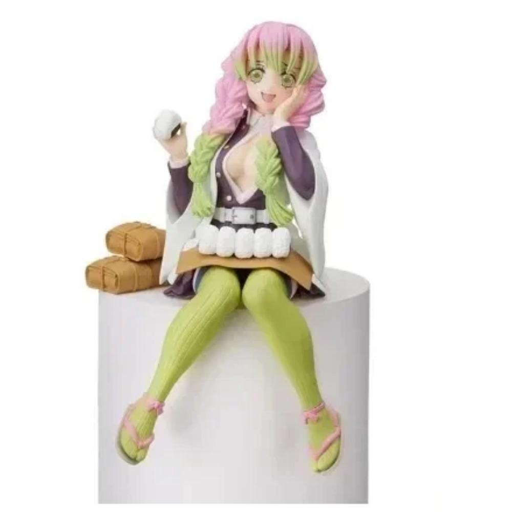 10-15cm Anime Demon Slayer Action Figure PVC Model Doll Collection Toy Car Figure Kamado Tanjiro Nezuko Sitting Ornaments