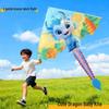 Children's Easy-Fly Cartoon Kite – Triangle Design for Light Breeze Flying