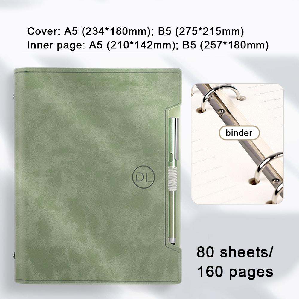 (Gravírování loga zdarma) Zápisník z tvrzené kůže A5/B5, zápisník do obchodního pořadače, zápis z kancelářských studentských schůzek, deník, cestovní deník