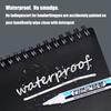 5/1Pcs Oily White Marker Pen Graffiti Pens Waterproof Permanent Gel Pencil Tire Notebook Glass Painting Pen 0.7mm 1mm 2.5mm