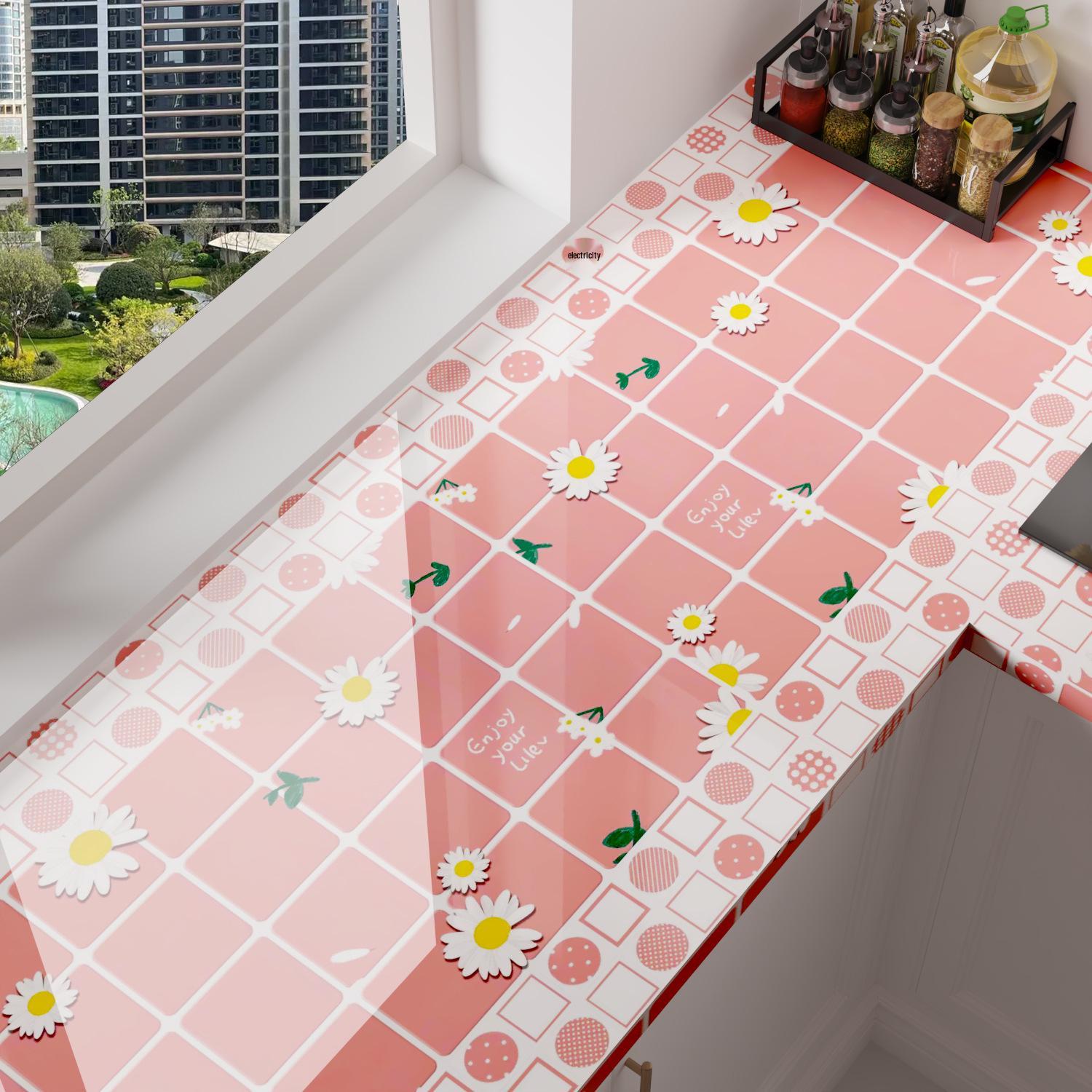 

Огнеупорные, Термостойкие Мультяшные Наклейки для Кухонной Плитки - Водонепроницаемый и Маслостойкий Декор для Стен 60cm width x 2m length