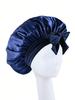 Satin Bonnet Silk Bonnet Adjustable Bonne For Sleeping Hair Bonnet With Tie Band Bonnets For Women Men
