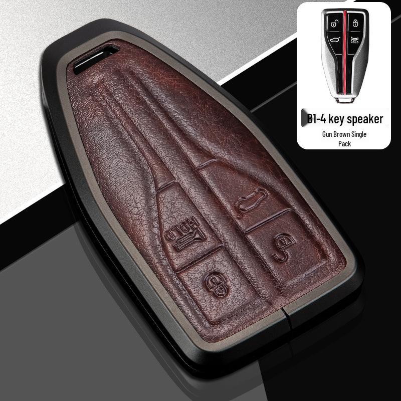 Premium Biao Che Zu Hongqi H5/HS7 Key Case for Men & Women – Full-Cover Protective Bag