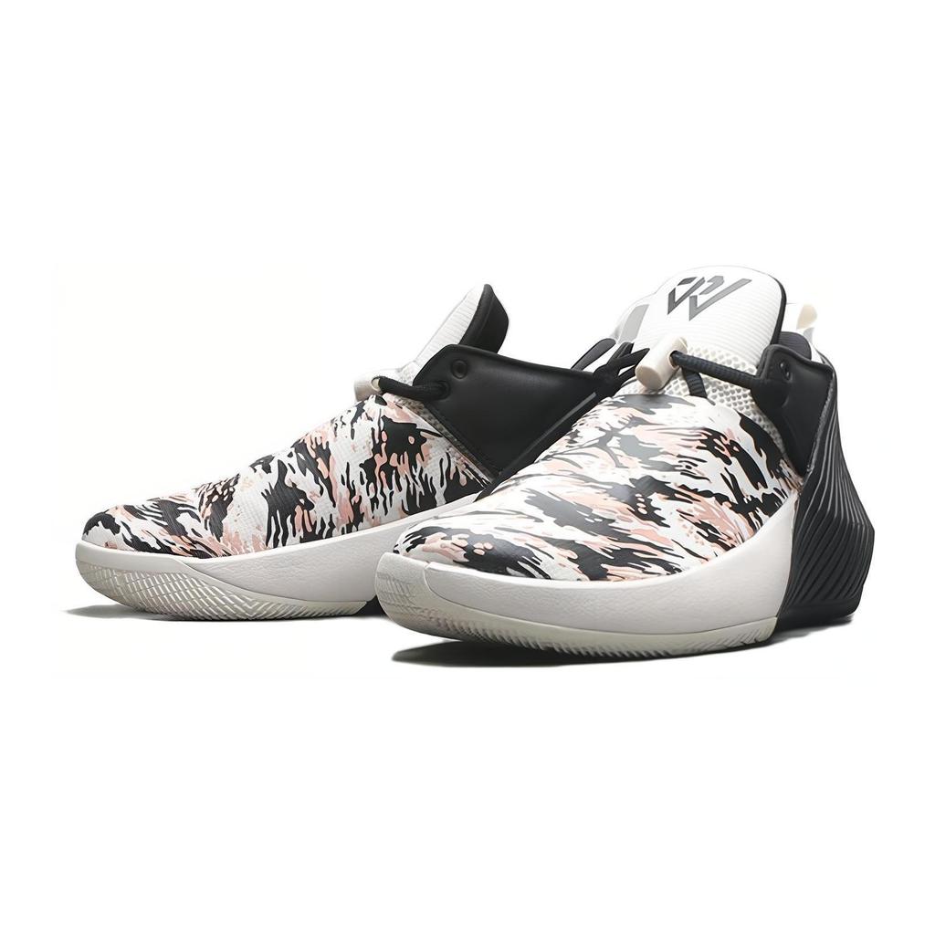 Jordan Why Not Zer0.1 Cushioning, Wear Resistant Mid top Children's Basketball Shoes Black White Teenagers AO9744-003