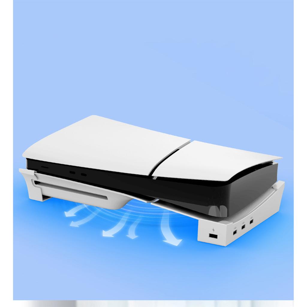 Poziomy wspornik do przechowywania hosta Wspornik z płaskim dnem z 4 portami USB