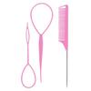 3pcs Hair Tail Tools Set with French Braid Tool Loop  Tail Comb for Women