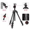 Manfrotto Aluminum Tripod with XPRO Ball Head and Q6 Head Total Black MK055XPRO3-Q6T 3-Section Kit, Arca-Swiss Compatible,