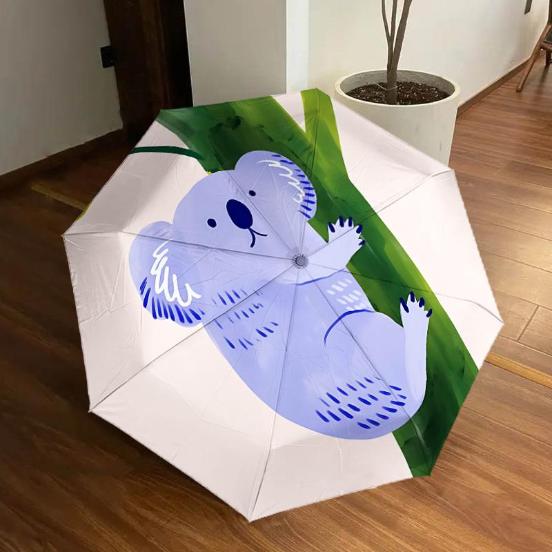 

1pc Koala, Tree Automatic Open/Close Umbrella, Formal Events - Ideal Gift for Family or Friends, Outdoor Accessory yy251211122