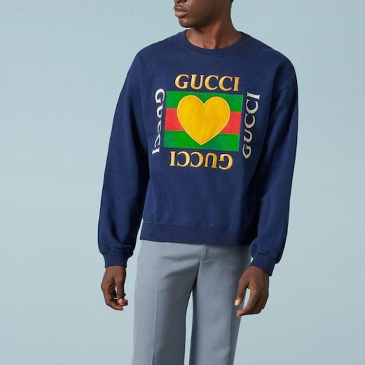 Gucci FW23 Sweatshirt Men's Blue 715919-XJFRY-4030
