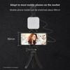 Smartphone Vlogging Kit Tripod Phone Holder + Microphone + Video Light + Clip + 3.5mm TRS To TRRS