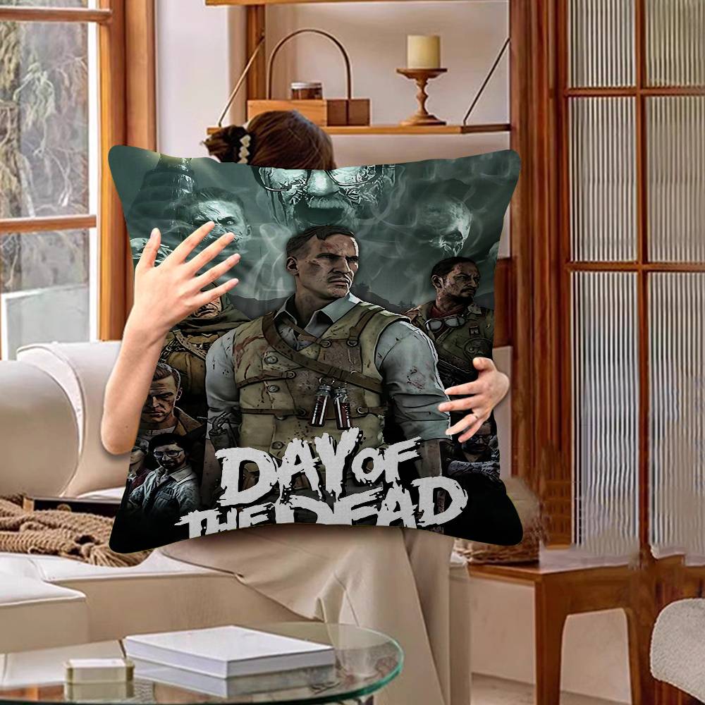 Cod Zombies Classic Vintage Cushion Cover Inches Farmhouse Decor Home Throw Pillow Covers For Couch Decorations